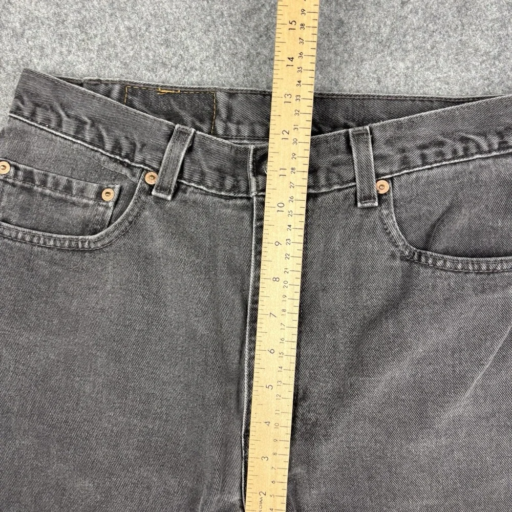 Vintage Levi's 505 Men's 34x30 (Fits 32x29) Straight Leg Black Wash Made In USA